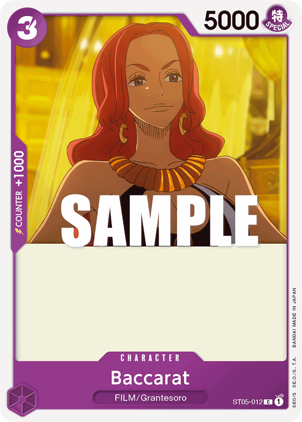 Baccarat ST05-012 One Piece Card Game