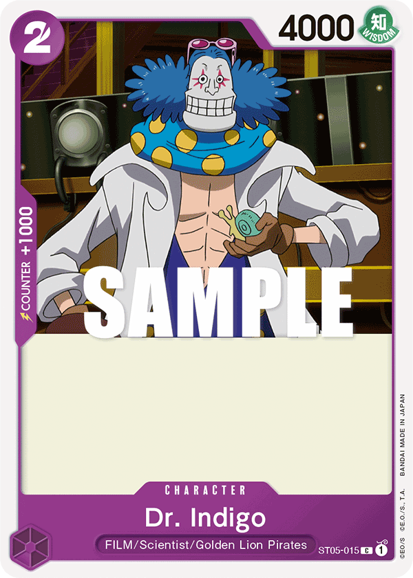 Dr. Indigo ST05-015 One Piece Card Game