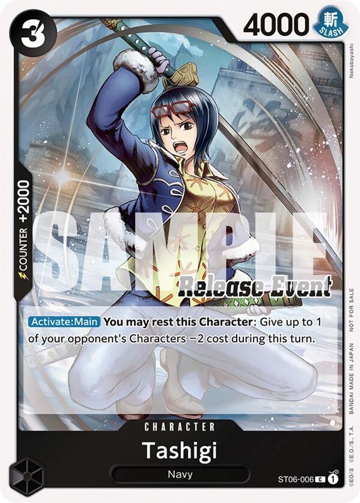 Tashigi [Release Event] ST06-006 One Piece Card Game