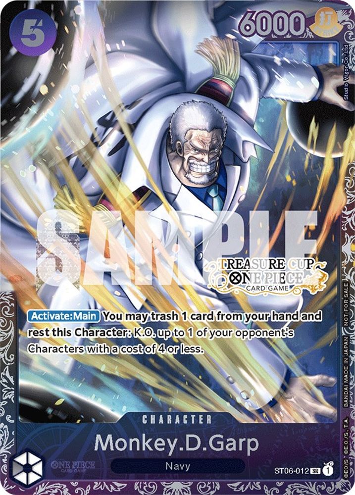 Monkey.D.Garp [Treasure Cup] ST06-012 One Piece Card Game