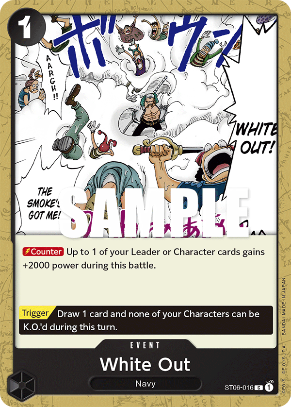 White Out ST06-016 One Piece Card Game