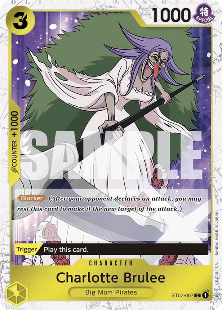Charlotte Brulee [Jolly Roger Foil PRB01] ST07-007 One Piece Card Game