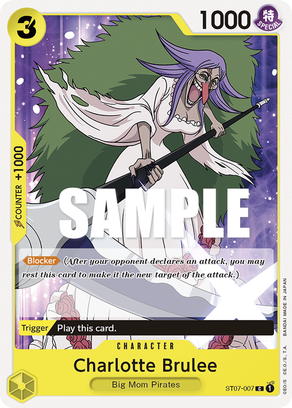 Charlotte Brulee [Promotion Pack] JP ST07-007 One Piece Card Game