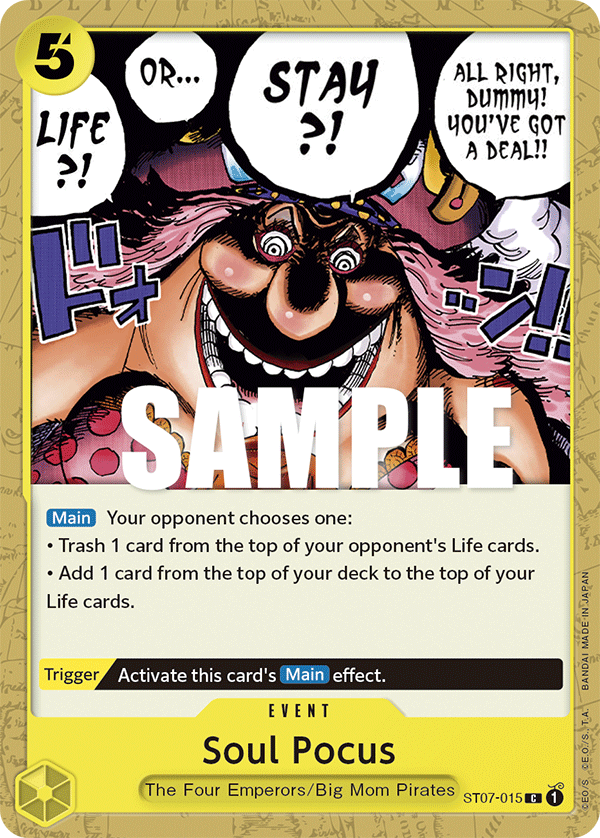 Soul Pocus ST07-015 One Piece Card Game