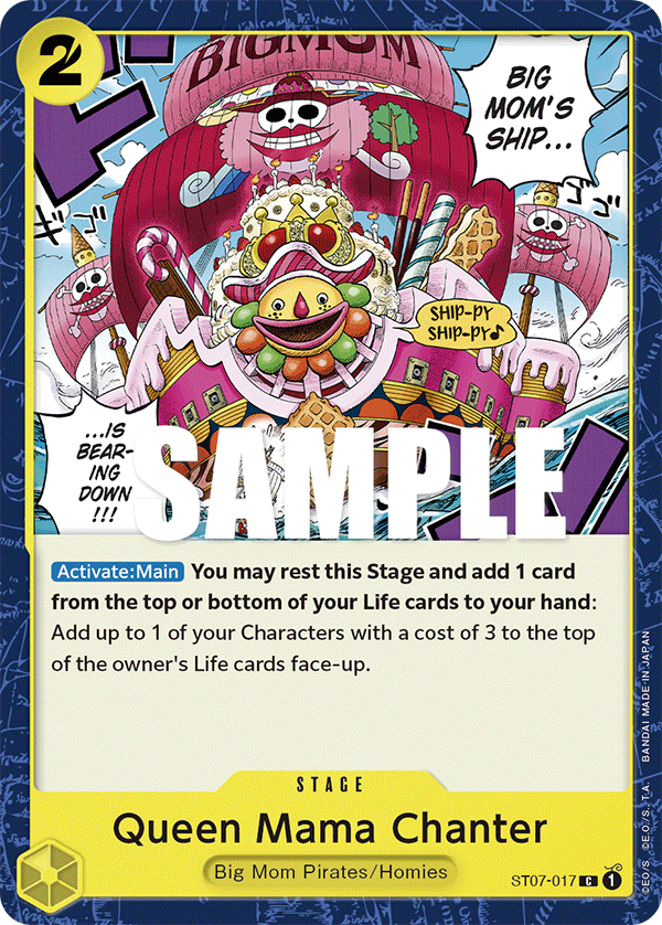 Queen Mama Chanter ST07-017 One Piece Card Game