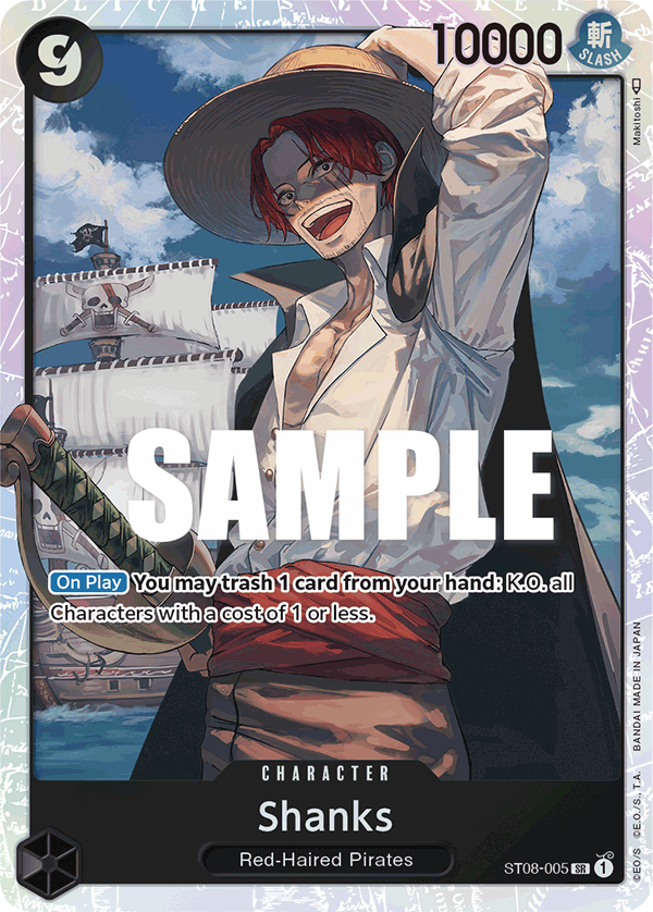 Shanks ST08-005 One Piece Card Game