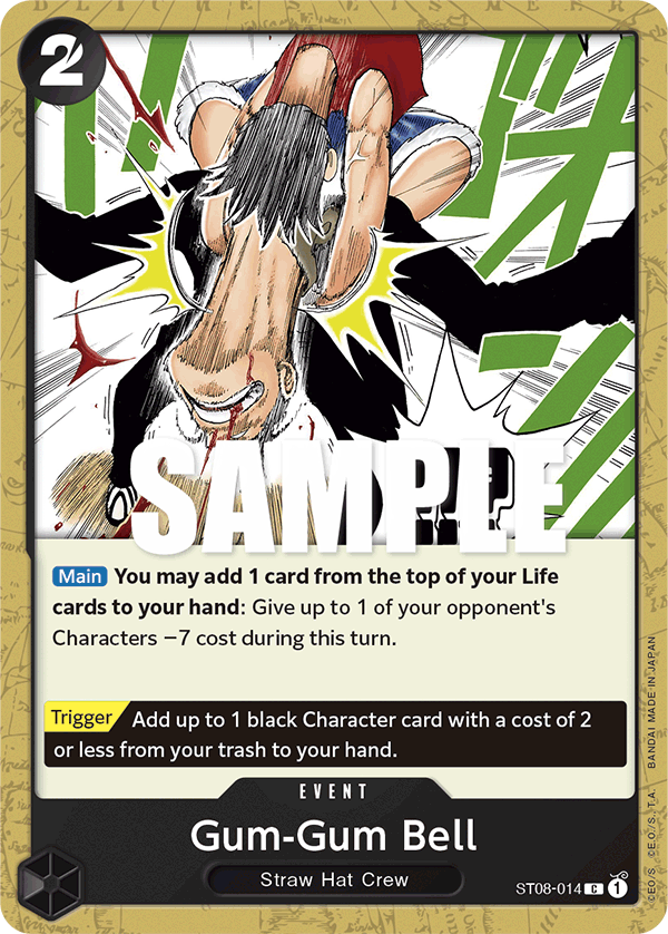 Gum-Gum Bell ST08-014 One Piece Card Game