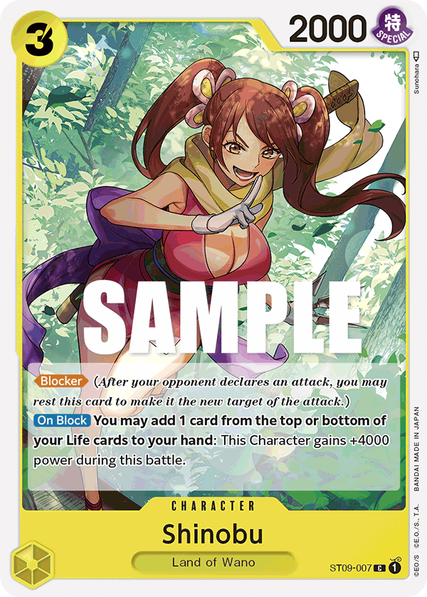 Shinobu ST09-007 One Piece Card Game