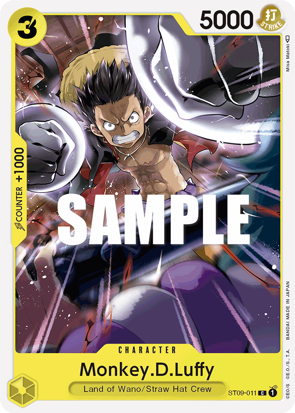 Monkey.D.Luffy ST09-011 One Piece Card Game