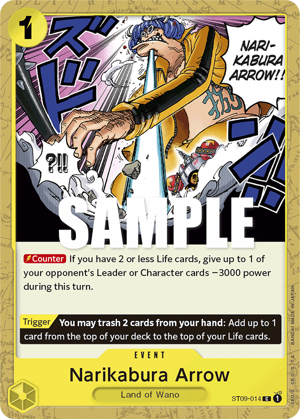 Narikabura Arrow ST09-014 One Piece Card Game