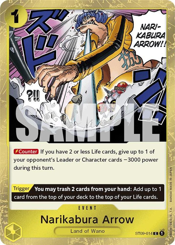 Narikabura Arrow [Jolly Roger PRB01] ST09-014 One Piece Card Game