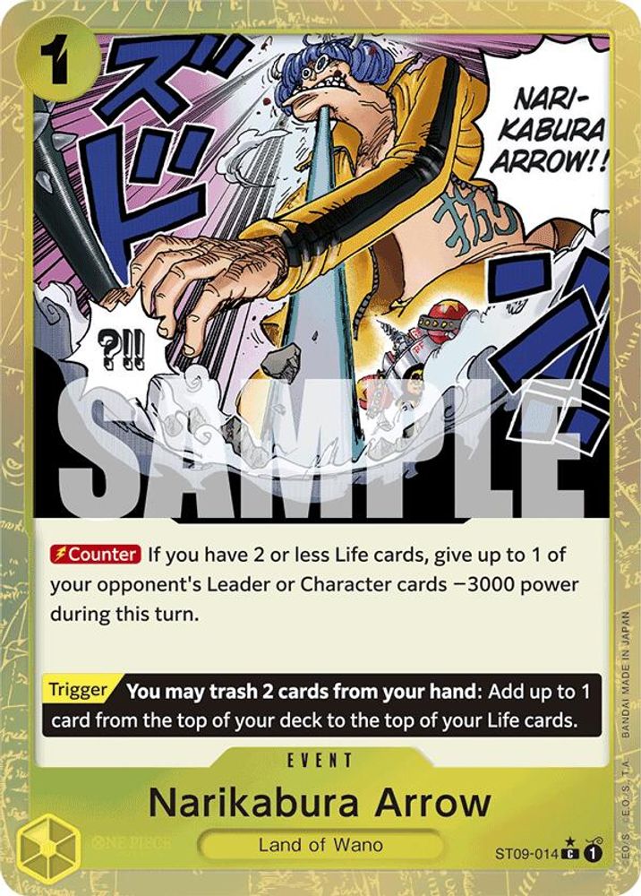 Narikabura Arrow [Textured PRB01] ST09-014 One Piece Card Game