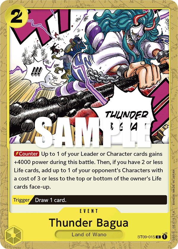 Thunder Bagua ST09-015 One Piece Card Game