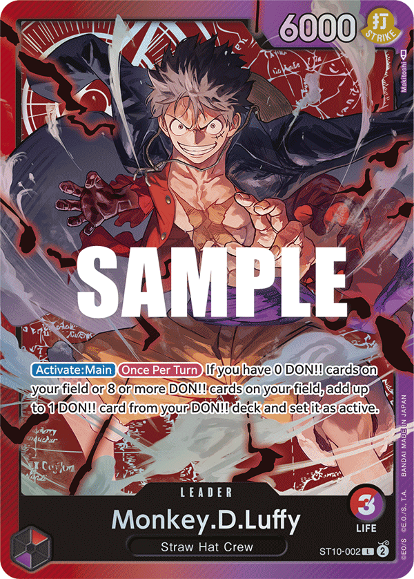 Monkey.D.Luffy ST10-002 One Piece Card Game