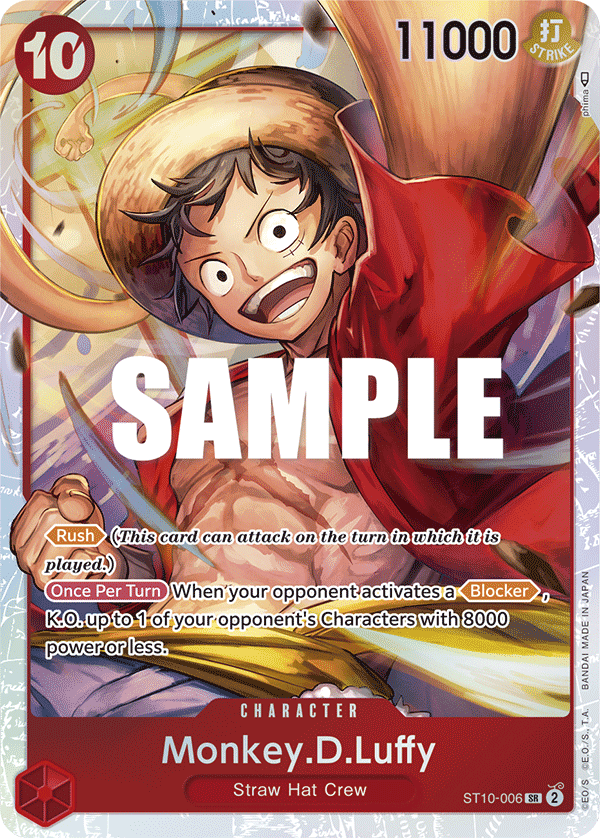 Monkey.D.Luffy ST10-006 One Piece Card Game