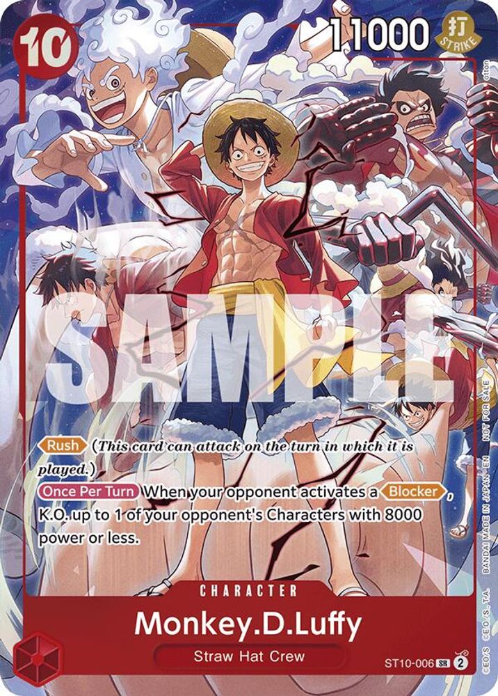 Monkey.D.Luffy [Dallas Day] ST10-006 One Piece Card Game