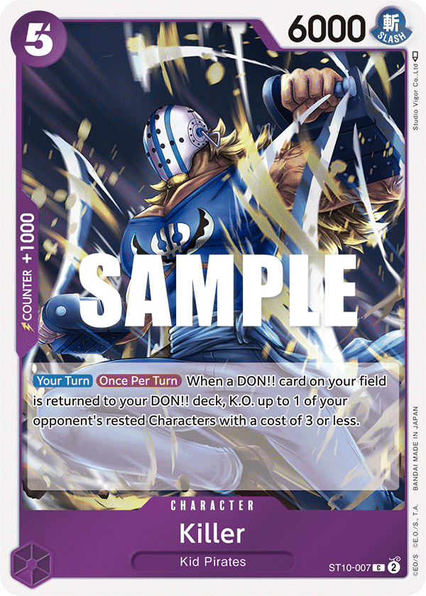 Killer ST10-007 One Piece Card Game