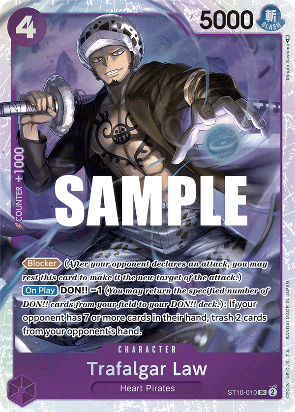 Trafalgar Law [Top Prize] ST10-010 One Piece Card Game