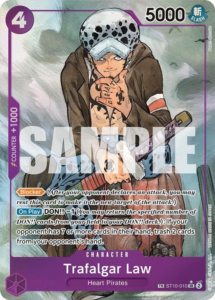 Trafalgar Law [Treasure Rare] ST10-010 One Piece Card Game