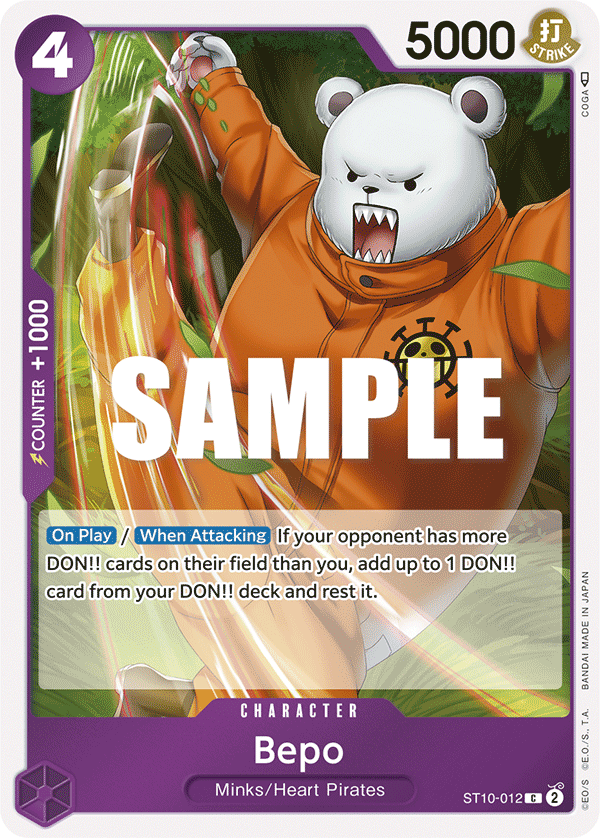 Bepo ST10-012 One Piece Card Game