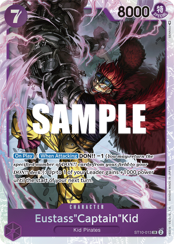 Eustass"Captain"Kid [Promotion Pack EX Vol. 1] JP ST10-013 One Piece Card Game