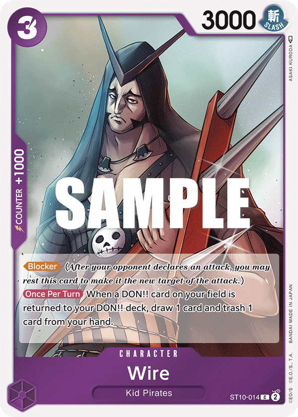 Wire ST10-014 One Piece Card Game