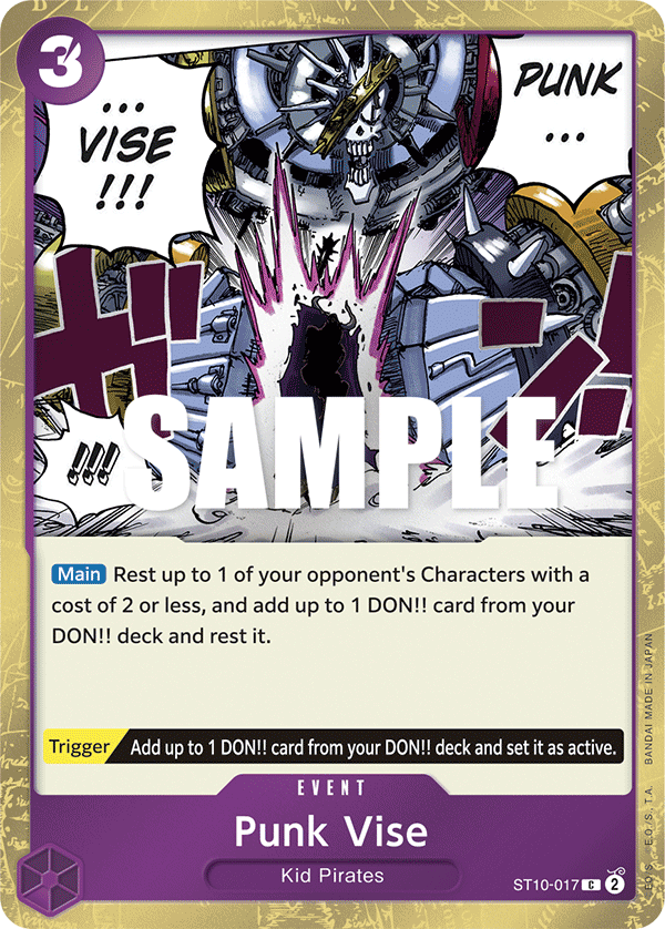 Punk Vise ST10-017 One Piece Card Game