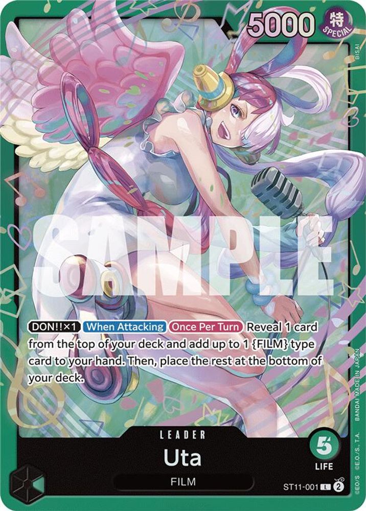Uta [ST16] ST11-001 One Piece Card Game