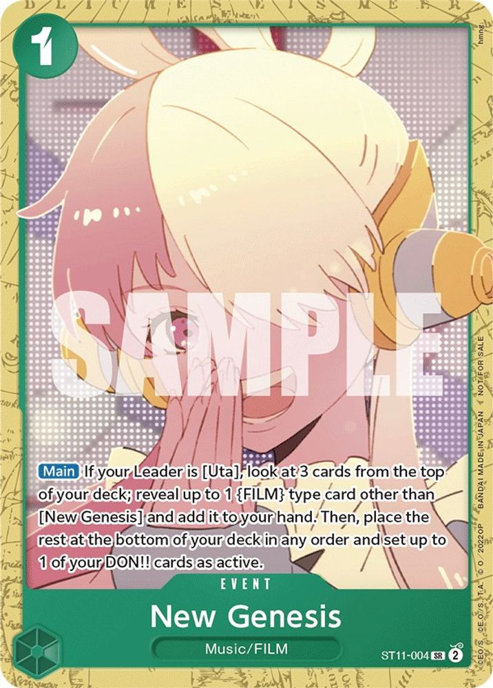 New Genesis [Promo] ST11-004 One Piece Card Game