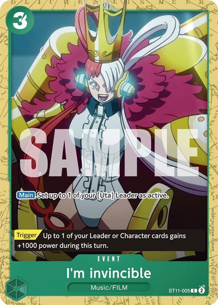 I'm invincible [ST16] ST11-005 One Piece Card Game