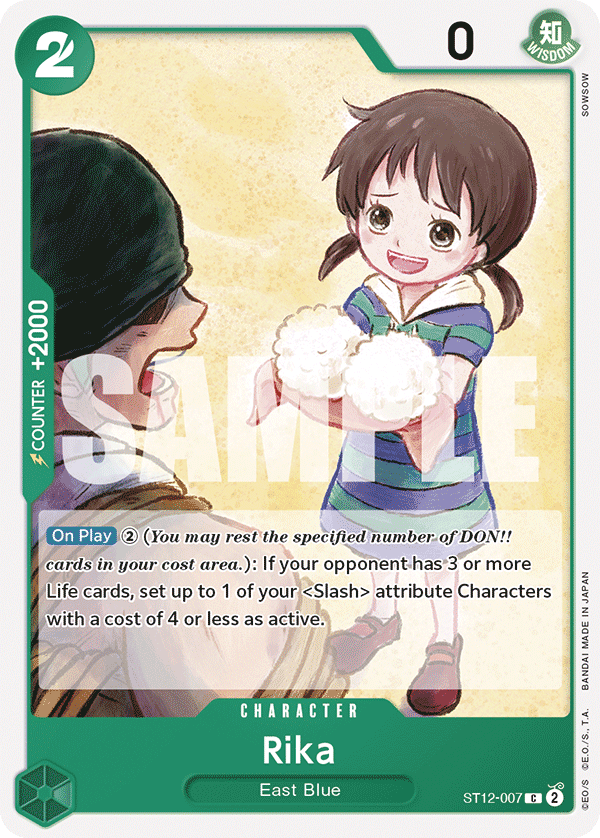Rika ST12-007 One Piece Card Game