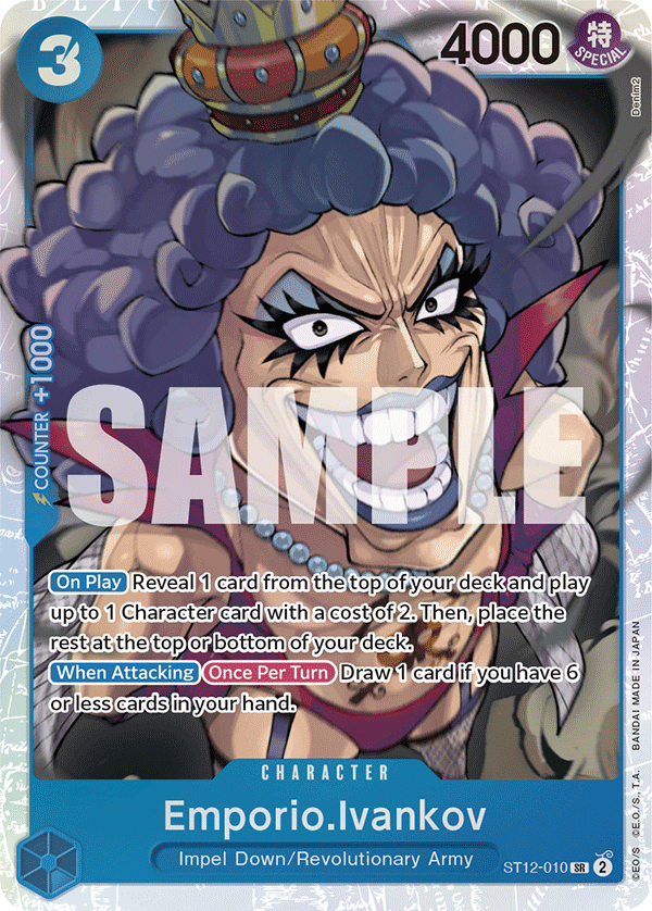 Emporio.Ivankov ST12-010 One Piece Card Game
