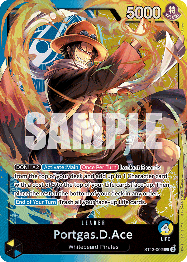 Portgas.D.Ace ST13-002 One Piece Card Game