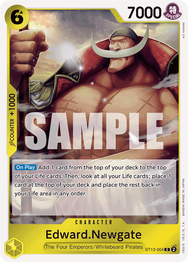 Edward.Newgate ST13-004 One Piece Card Game