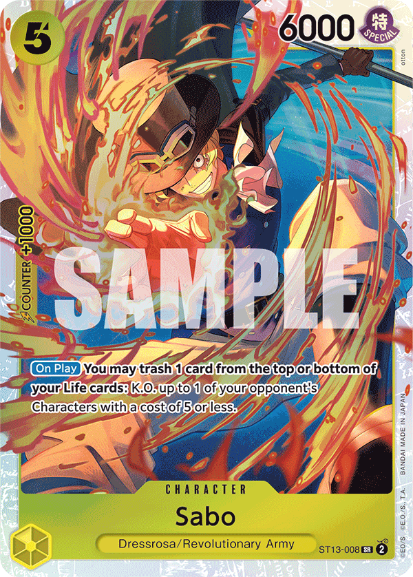 Sabo ST13-008 One Piece Card Game