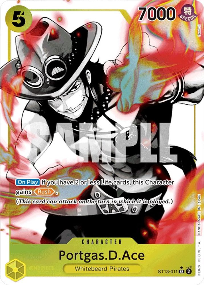 Portgas.D.Ace [Alternate Art] ST13-011 One Piece Card Game