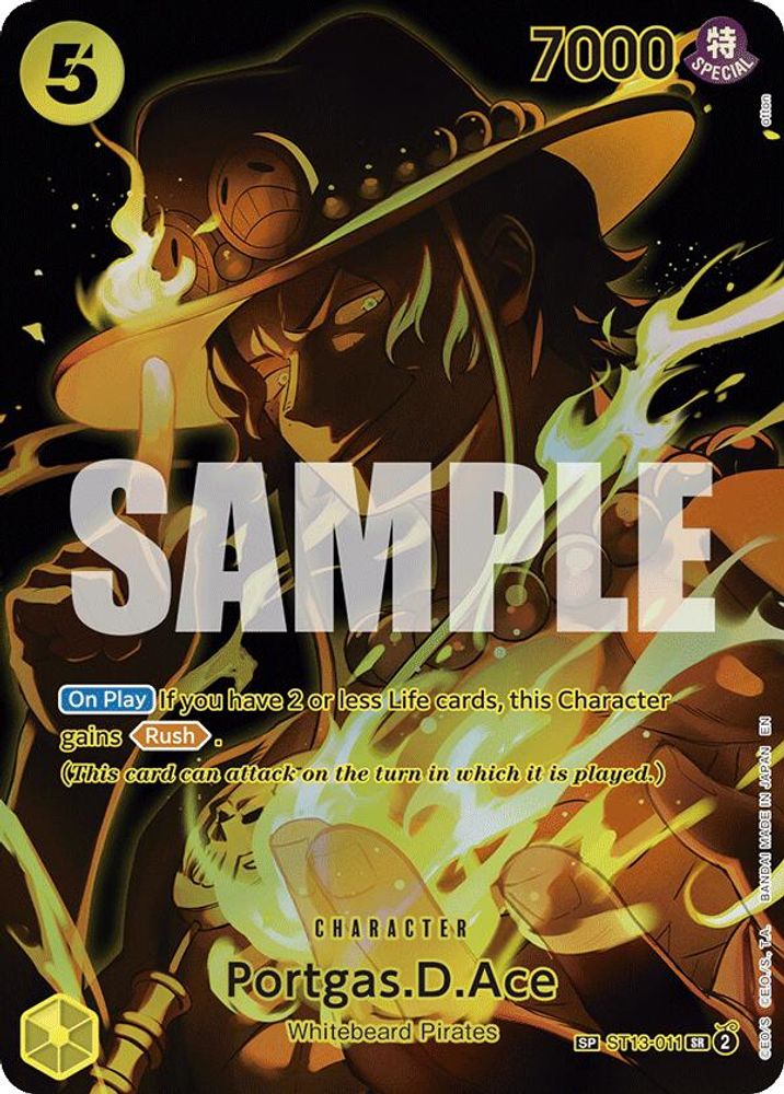 Portgas.D.Ace [SP] ST13-011 One Piece Card Game