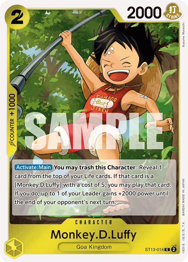 Monkey.D.Luffy ST13-014 One Piece Card Game