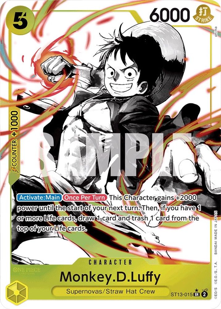Monkey.D.Luffy [Alternate Art] ST13-015 One Piece Card Game