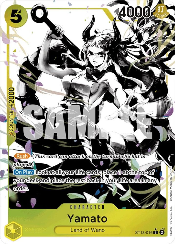 Yamato [Alternate Art] ST13-016 One Piece Card Game