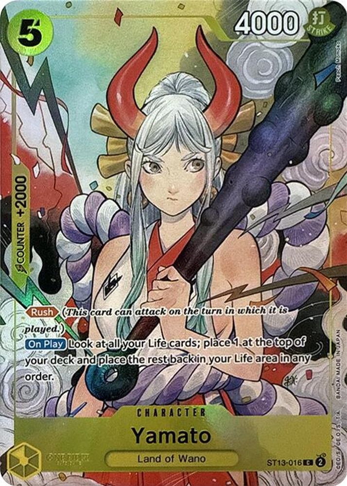 Yamato [Illustration Box Vol.2] ST13-016 One Piece Card Game