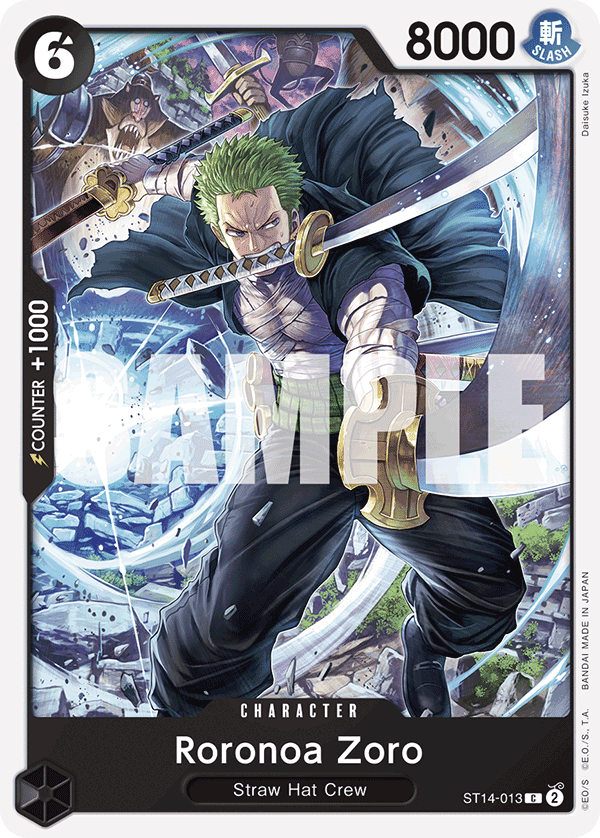 Roronoa Zoro [Foil PRB-02] JP ST14-013 One Piece Card Game