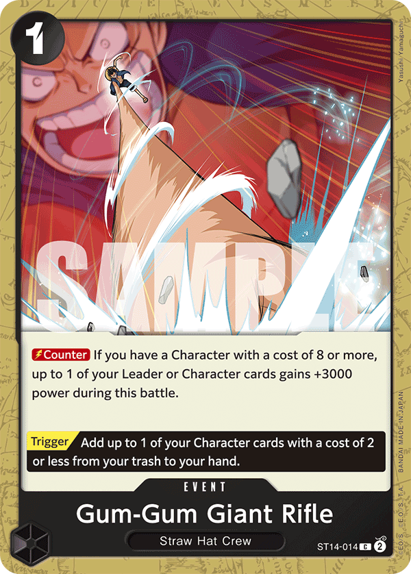 Gum-Gum Giant Rifle ST14-014 One Piece Card Game