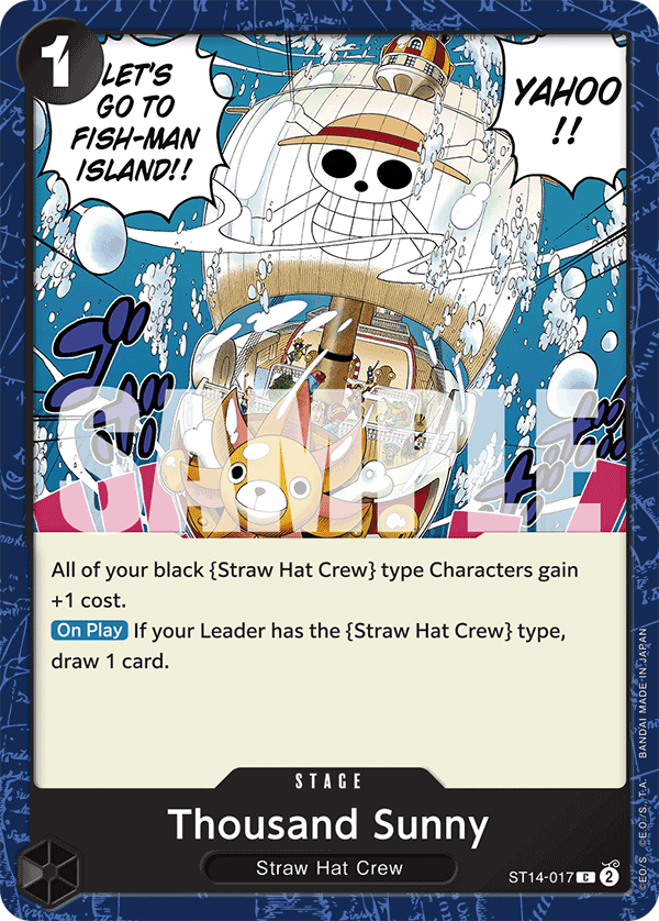 Thousand Sunny [PRB-02] JP ST14-017 One Piece Card Game