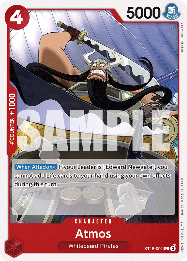 Atmos ST15-001 One Piece Card Game
