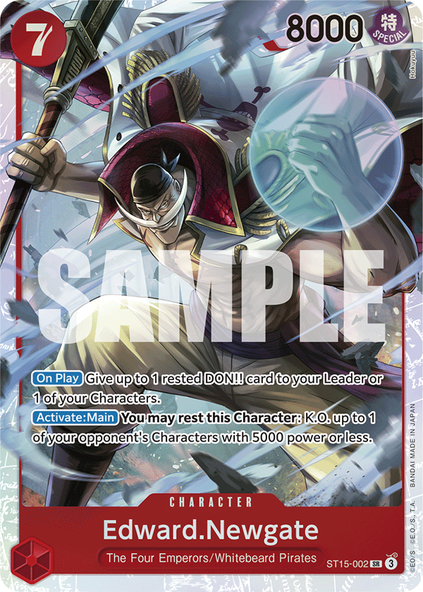 Edward.Newgate ST15-002 One Piece Card Game