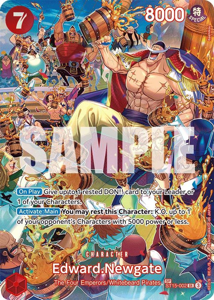 Edward.Newgate [SP] ST15-002 One Piece Card Game