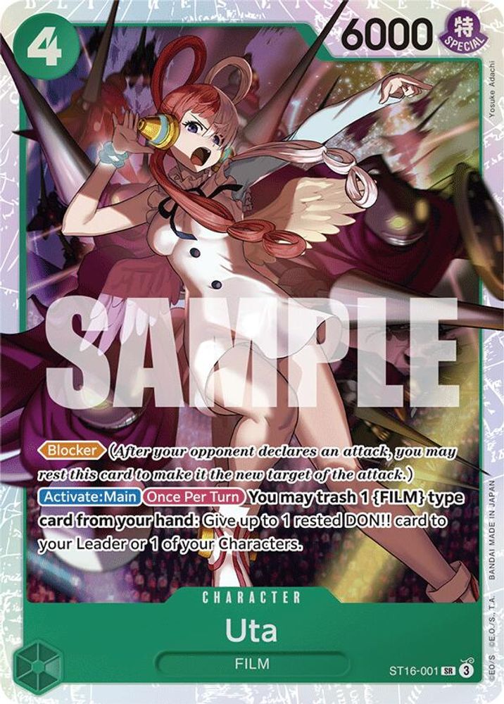 Uta [Foil] ST16-001 One Piece Card Game