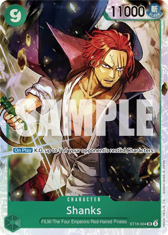 Shanks [Foil] ST16-004 One Piece Card Game