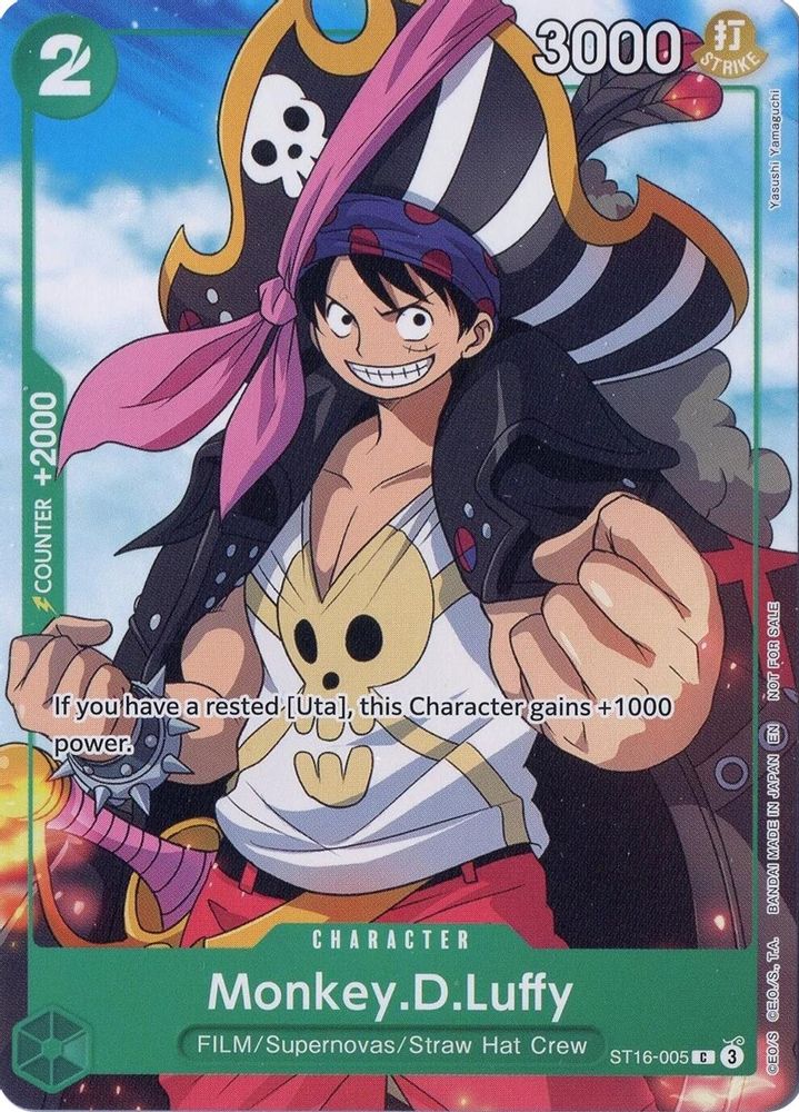Monkey.D.Luffy [Welcome Pack Vol. 2] ST16-005 One Piece Card Game